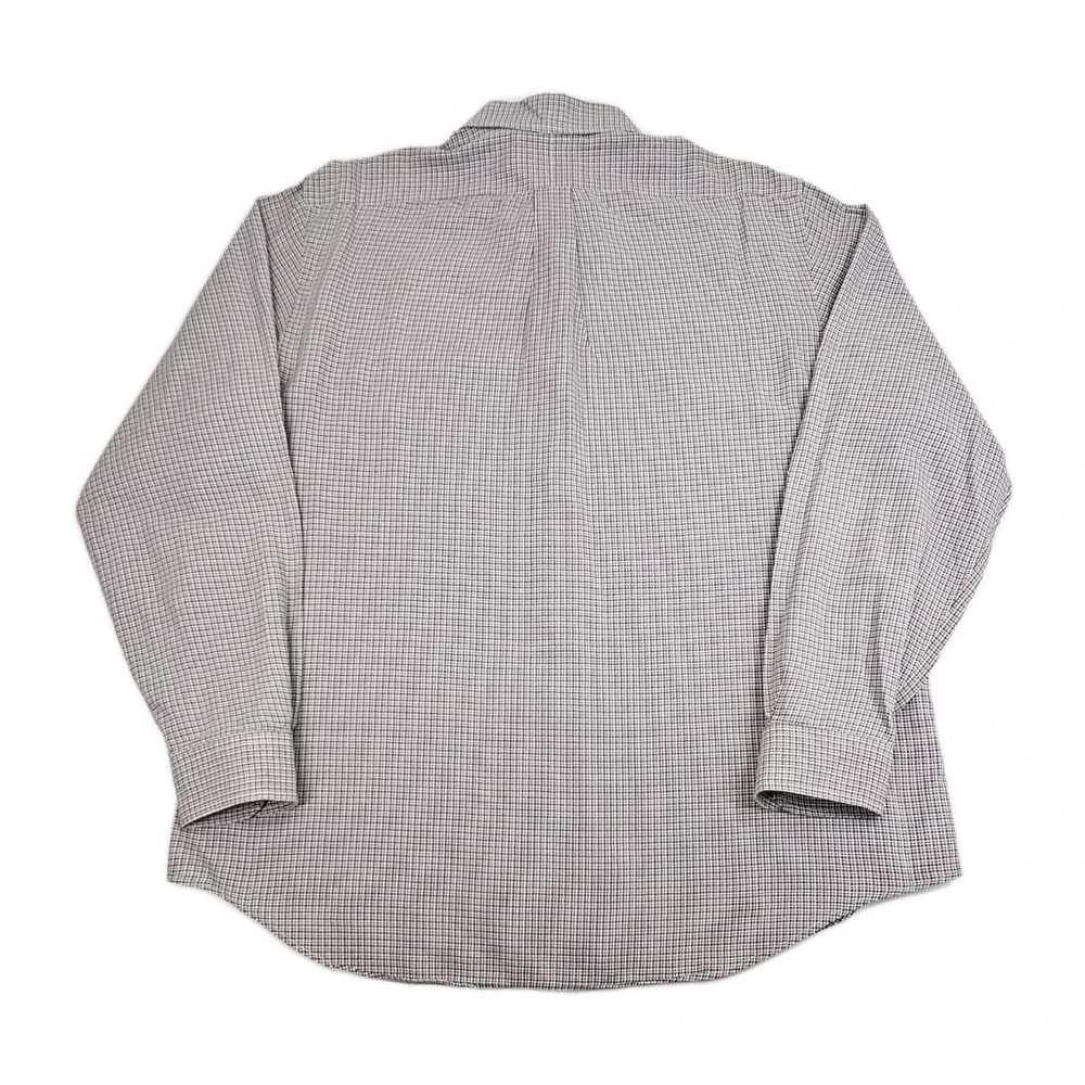 Ralph‎ Lauren Classic Fit Pink Pony Mens XL Green Purple Button Up Long Sleeve